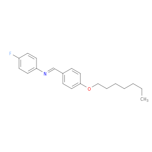Benzenamine, 4-fluoro-N-[[4-(heptyloxy)phenyl]methylene]-, (E)-