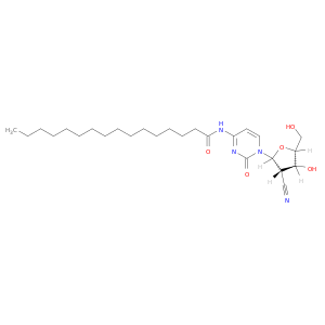 N-[1-(2-氰基-2-脱氧-β-D-阿拉伯呋喃糖基)-1,2-二氢-2-氧代-4-嘧啶基]十六烷酰胺