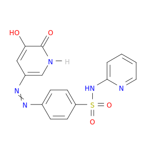 Benzenesulfonamide,4-[2-(1,6-dihydro-5-hydroxy-6-oxo-3-pyridinyl)diazenyl]-N-2-pyridinyl-