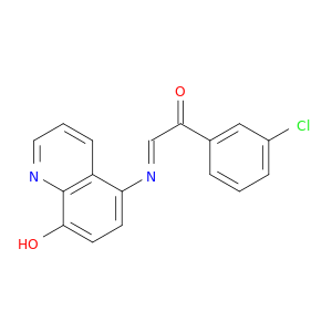 Ethanone,1-(3-chlorophenyl)-2-[(8-hydroxy-5-quinolinyl)imino]-
