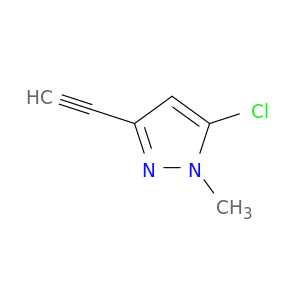 1H-Pyrazole, 5-chloro-3-ethynyl-1-methyl-