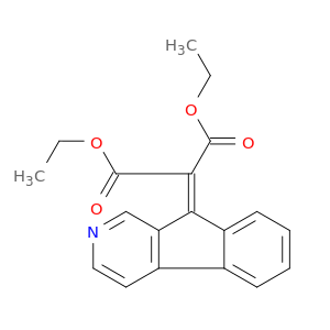 Propanedioic acid, 9H-indeno[2,1-c]pyridin-9-ylidene-, diethyl ester