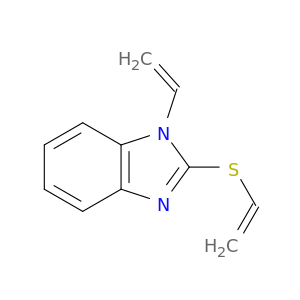1H-Benzimidazole, 1-ethenyl-2-(ethenylthio)-