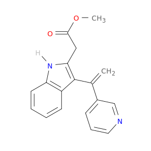 1H-Indole-2-acetic acid, 3-[1-(3-pyridinyl)ethenyl]-, methyl ester