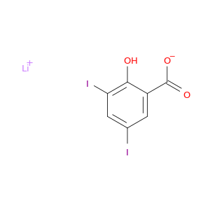 2-羟基-3,5-二碘苯甲酸 锂盐