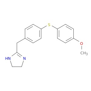 1H-Imidazole, 4,5-dihydro-2-[[4-[(4-methoxyphenyl)thio]phenyl]methyl]-