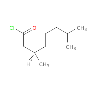 Octanoyl chloride, 3,7-dimethyl-, (3R)-