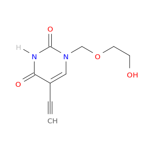 2,4(1H,3H)-Pyrimidinedione, 5-ethynyl-1-[(2-hydroxyethoxy)methyl]-
