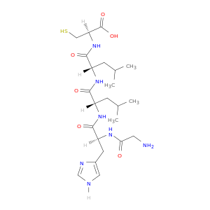 L-Cysteine, glycyl-L-histidyl-L-leucyl-L-leucyl-