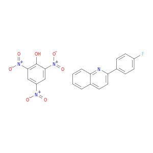 Quinoline, 2-(4-fluorophenyl)-, compd. with 2,4,6-trinitrophenol (1:1)
