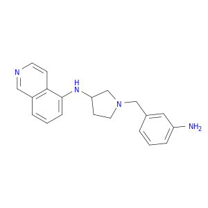 5-Isoquinolinamine, N-[1-[(3-aminophenyl)methyl]-3-pyrrolidinyl]-