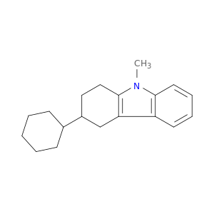 1H-Carbazole,3-cyclohexyl-2,3,4,9-tetrahydro-9-methyl-