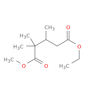 Pentanedioic acid, 2,2,3-trimethyl-, 5-ethyl 1-methyl ester