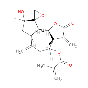 (3ar,4s,6ar,8s,9as,9bs)-8-hydroxy-3,6-dimethylidene-2-oxodecahydro-2h-spiro[azuleno[4,5-b]furan-9,2'-oxiran]-4-yl 2-methylprop-2-enoate