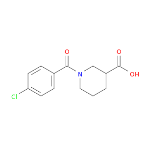 1-(4-氯苯基)羰基哌啶-3-羧酸
