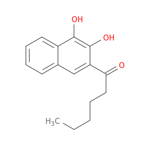 1-Hexanone, 1-(3,4-dihydroxy-2-naphthalenyl)-