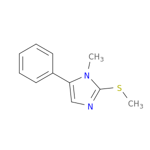 1H-Imidazole, 1-methyl-2-(methylthio)-5-phenyl-