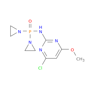膦酰胺,p,p-bis(1-氮丙烯基)-N-(4-氯-6-甲氧基-2-嘧啶基)-