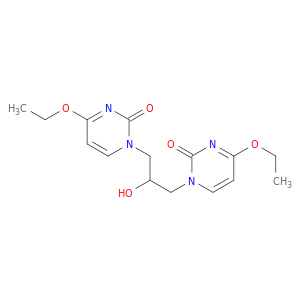 2(1H)-Pyrimidinone, 1,1'-(2-hydroxy-1,3-propanediyl)bis[4-ethoxy-