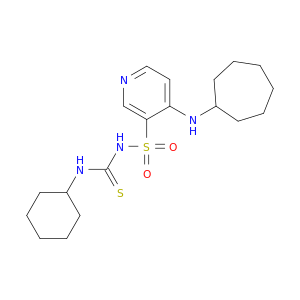 N-((4-CYCLOHEPTYLAMINO-PYRIDIN-3-YL)SULFONYL)-N'-(CYCLOHEXYL)THIOUREA
