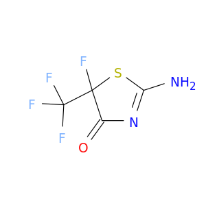 2-氨基-5-氟-5-三氟甲基-4,5-二氢-1,3-噻唑-4-酮