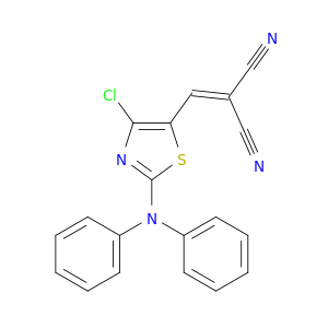 Propanedinitrile, [[4-chloro-2-(diphenylamino)-5-thiazolyl]methylene]-