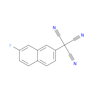 Methanetricarbonitrile, (7-fluoro-2-naphthalenyl)-