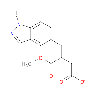 Butanedioic acid, (1H-indazol-5-ylmethyl)-, 1-methyl ester