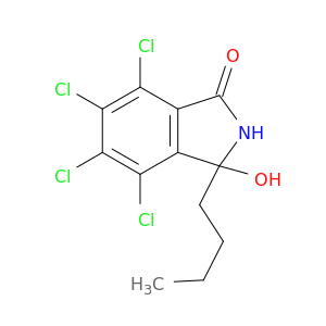 1H-Isoindol-1-one, 3-butyl-4,5,6,7-tetrachloro-2,3-dihydro-3-hydroxy-