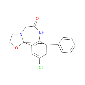 Oxazolo[3,2-d][1,4]benzodiazepin-6(5H)-one,10-chloro-2,3,7,11b-tetrahydro-11b-phenyl-