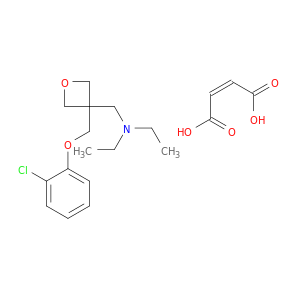 N-[[3-[(2-CHLOROPHENOXY)METHYL]OXETAN-3-YL]METHYL]-N-ETHYL-ETHANAMINE MALEATE