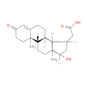 Androst-4-ene-15-aceticacid, 17-hydroxy-3-oxo-, (15a,17b)- (9CI)