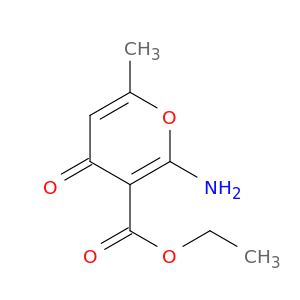 4H-Pyran-3-carboxylic acid, 2-amino-6-methyl-4-oxo-, ethyl ester