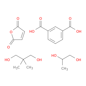 2,2-dimethylpropane-1,3-diol; furan-2,5-dione; isophthalic acid; propane-1,2-diol