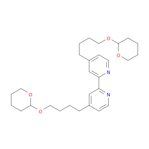 2,2'-Bipyridine, 4,4'-bis[4-[(tetrahydro-2H-pyran-2-yl)oxy]butyl]-