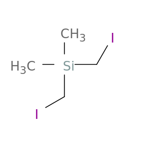 Silane,bis(iodomethyl)dimethyl-