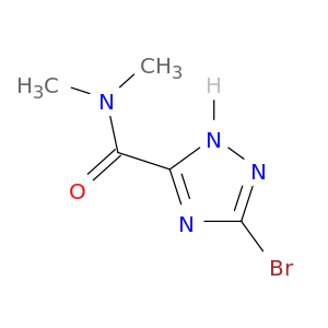 5-Bromo-N,N-二甲基-1H-1,2,4-三唑-3-甲酰胺