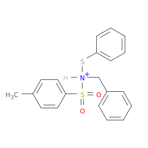 Benzenemethaniminium, N-[(4-methylphenyl)sulfonyl]-N-(phenylthio)-