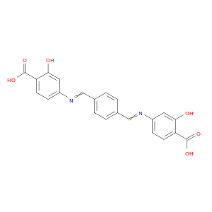 N,N'-TEREPHTHALYLIDENEBIS(4-AMINOSALICYLIC ACID)