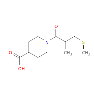 1-[2-Methyl-3-(methylsulfanyl)propanoyl]piperidine-4-carboxylic Acid