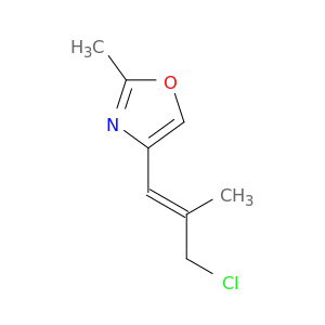 Oxazole,4-[(1E)-3-chloro-2-methyl-1-propen-1-yl]-2-methyl-