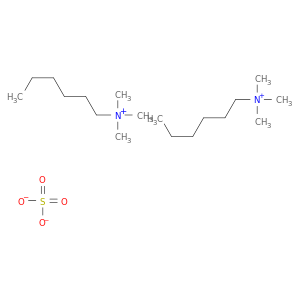 1-Hexanaminium, N,N,N-trimethyl-, sulfate (2:1)