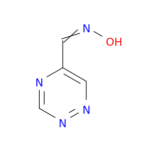 1,2,4-Triazine-5-carboxaldehyde, oxime