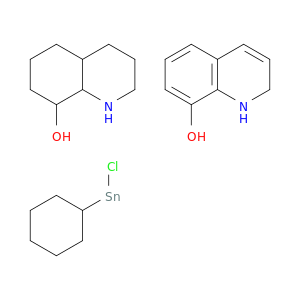 3,4,4a,5,6,7,8,8a-octahydro-2H-quinolin-8-ol; chloro-cyclohexyl-tin; 2H-quinolin-8-ol