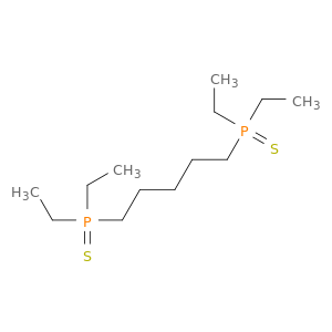 Phosphinesulfide, [5-(diethylphosphinothioyl)pentyl]diethyl-