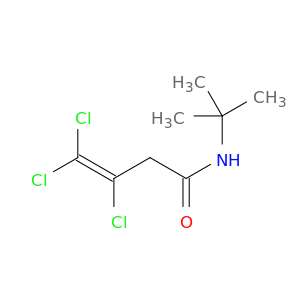 3-Butenamide, 3,4,4-trichloro-N-(1,1-dimethylethyl)-
