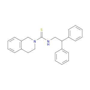 2(1H)-Isoquinolinecarbothioamide, N-(2,2-diphenylethyl)-3,4-dihydro-