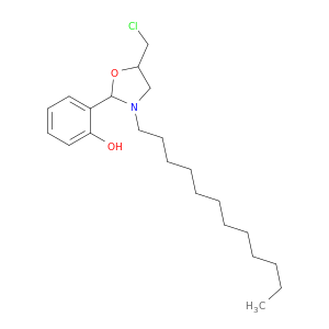 Phenol, 2-[5-(chloromethyl)-3-dodecyl-2-oxazolidinyl]-
