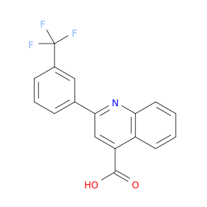 4-Quinolinecarboxylic acid, 2-[3-(trifluoromethyl)phenyl]-