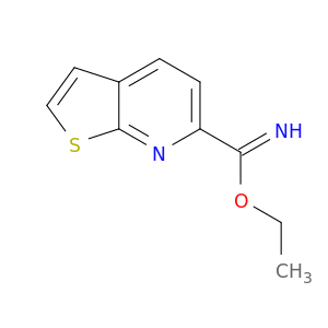Thieno[2,3-b]pyridine-6-carboximidic acid, ethyl ester